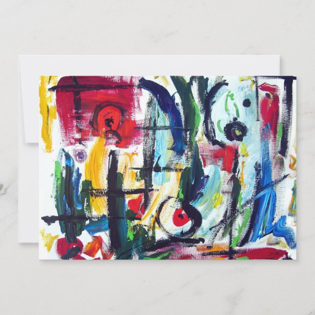 Color abstracto Invitación a la sagacidad (Anverso)