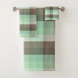 Color Block de Plaid de Rayas de Chocolate con Men