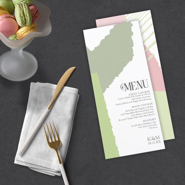 Color Block Wedding Menu Spring ID740 (Subido por el creador)