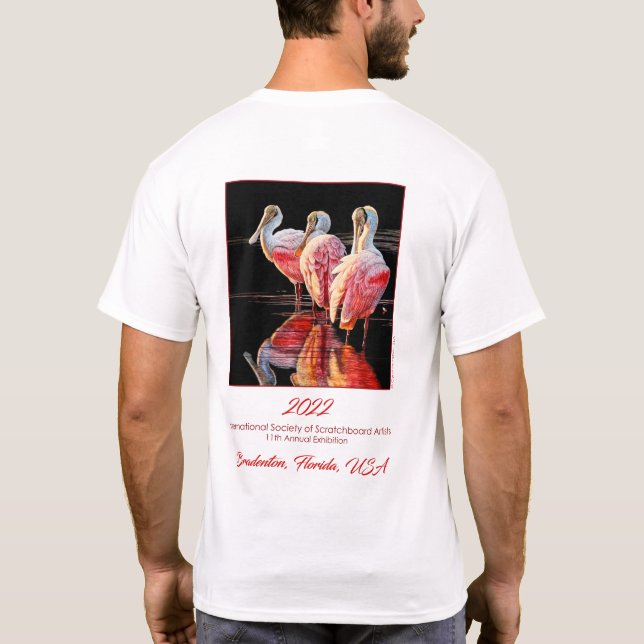 Color claro - Camiseta de la exposición anual ISSA (Reverso)