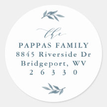 Color de agua deja la etiqueta de dirección de ret