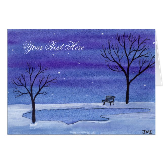 Color de agua del lugar tranquilo (Anverso (Horizontal))