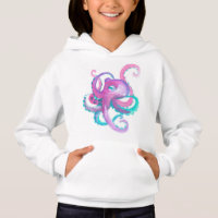 Color de agua rosado puro Octopus
