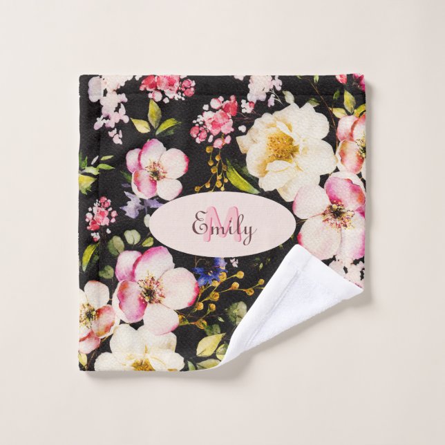 Color de agua rosas amarillas rosas rosas rosas ne (Toallita)