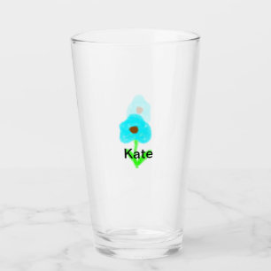 Color de agua verde azul añadir tu nombre personal