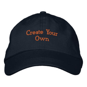 Color de la marina crea tus propios Gorras de text