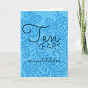 color de personalizado Tarjeta de aniversario de e