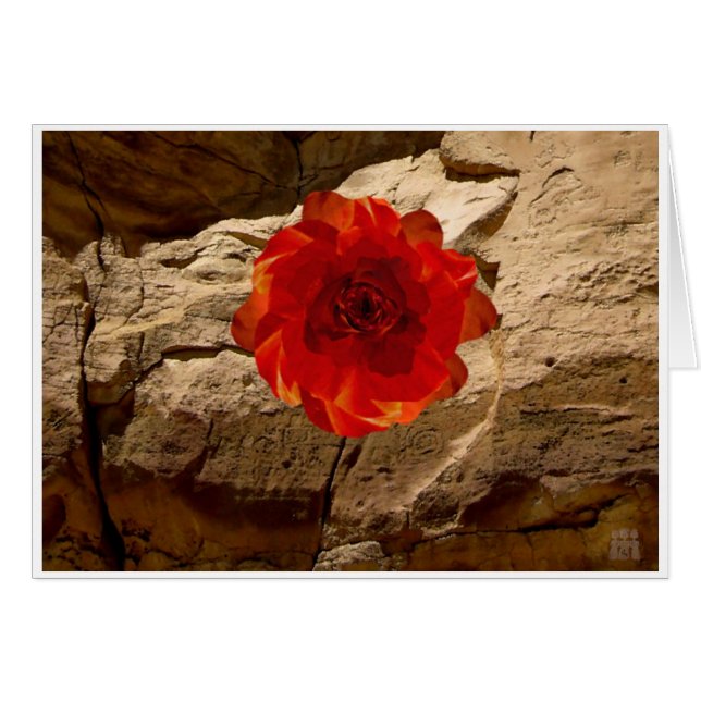 Color de rosa de piedra de Chaco (Anverso (Horizontal))