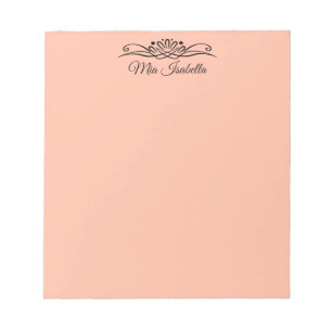 Color de tendencia - Bloc de notas decorativo de t