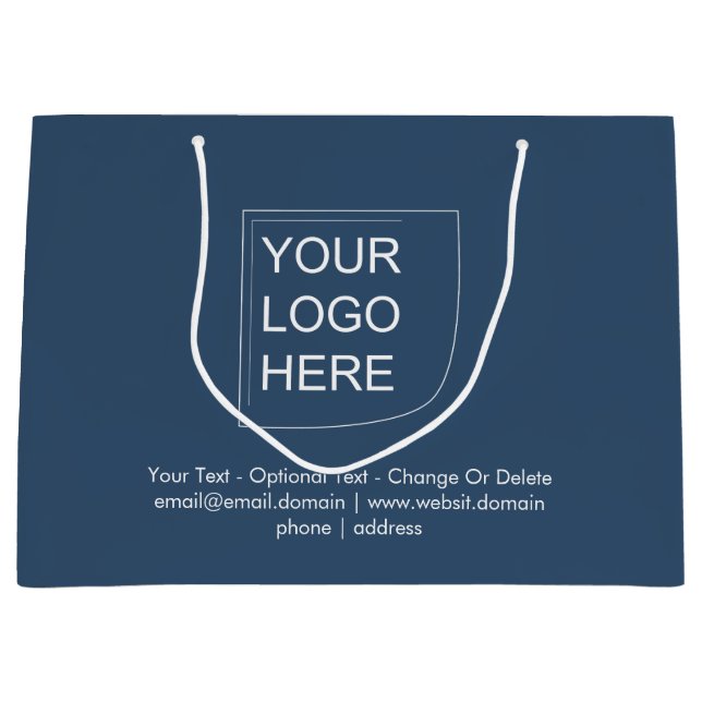 Color de tendencia - Bolsa de regalo de gran logot (Anverso)