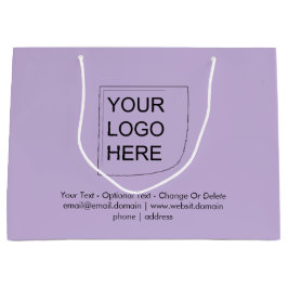 Color de tendencia - Bolsa de regalo de gran logot