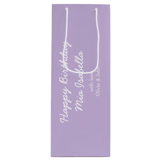 Color de tendencia - Bolsa de regalo de Personaliz (Anverso)