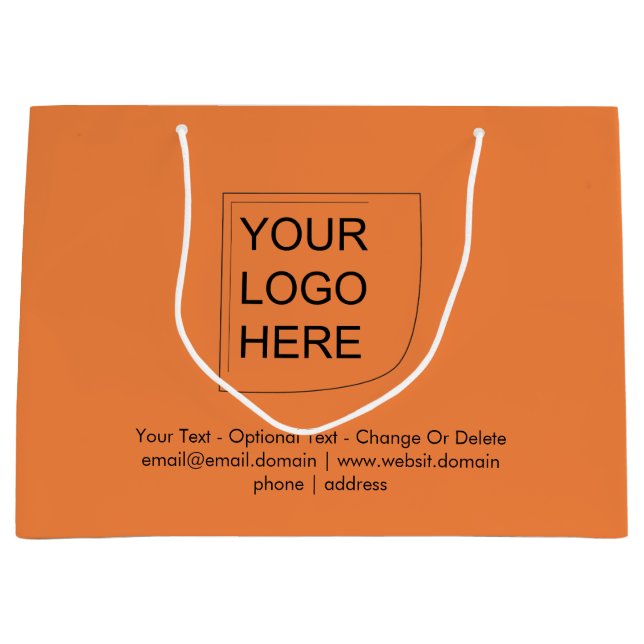 Color de tendencia - Bolsa de regalo grande con lo (Anverso)