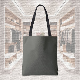 Color de tendencia - Bolsa de tetas gris oscuro de