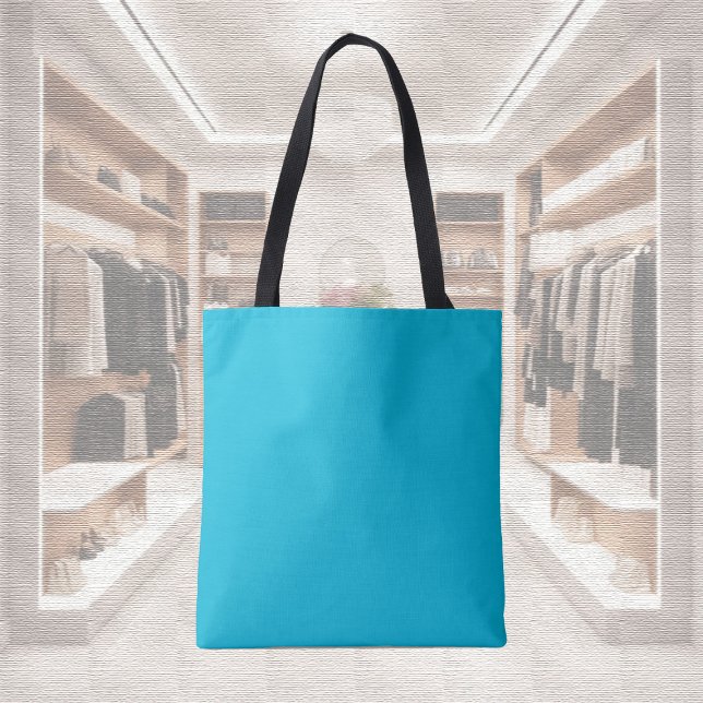Color de tendencia - Bolsa Vivid Cyan Tote (Subido por el creador)