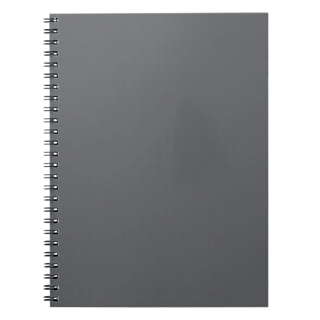 Color de tendencia - Cuaderno gris pizarra (Frente)