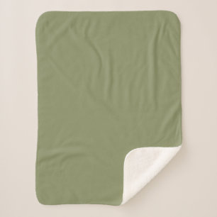 Color de tendencia - Mantas de Sherpa Verde Rojo