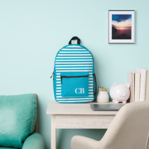 Color de tendencia - Mochila impresa con franjas c