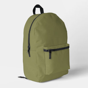 Color de tendencia - Mochila impresa verde oliva