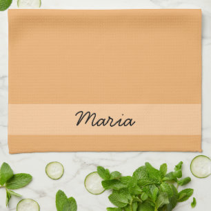 Color de tendencia Naranja suave nombre toalla de 