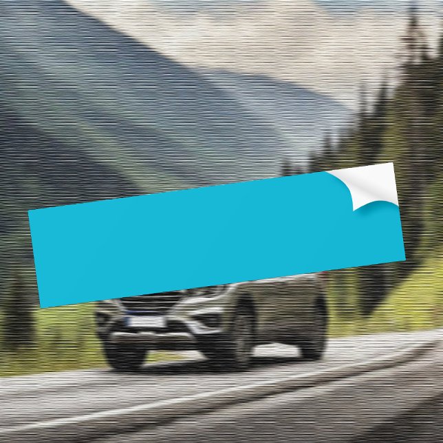 Color de tendencia - Pegatina de parachoques cian  (Subido por el creador)