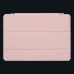 Color de tendencia - rosa claro - cubierta intelig<br><div class="desc">Funda inteligente moderna de color sólido rosa/rosa delicado para iPad de nuestra "Colección de colores de Navidades rosados". Elegante color rubio/flor de cerezo rosa no sólo para Navidades.</div>