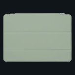 Color de tendencia - Sage suave - cubierta intelig<br><div class="desc">Cubierta inteligente para iPad iPad de color suave moderna y elegante de color sólido de nuestra "Colección de colores de Navidades rosados de moda". Elegante gris verdoso no sólo para Navidades.</div>