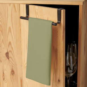 Color de tendencia - Toalla de cocina verde oliva