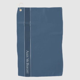 Color de tendencia Toalla de golf de nombre modern