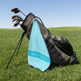 Color de tendencia - Toalla de golf Vivid Cyan Nam