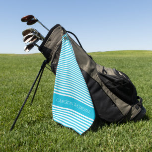 Color de tendencia - Toalla de golf Vivid Cyan Nam