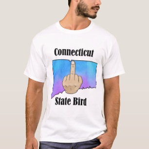 Color del dedo medio de la camiseta de la camiseta