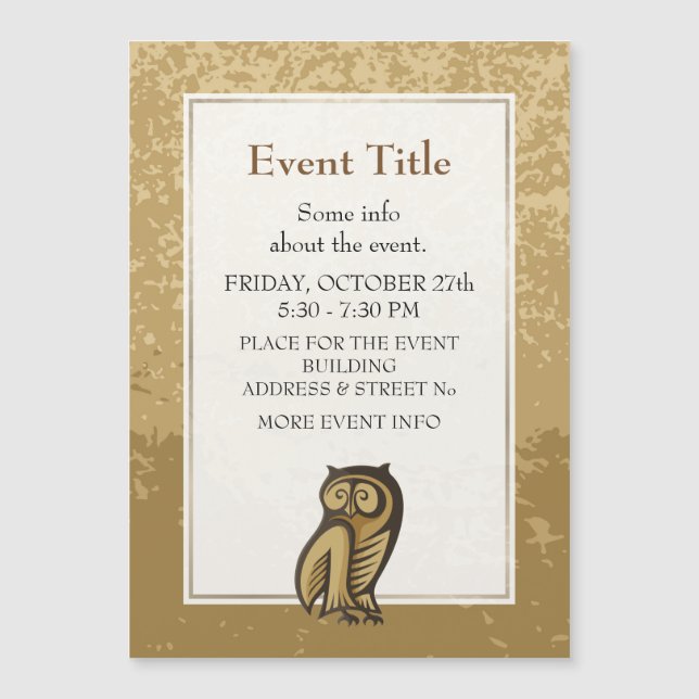 Color del símbolo de búho (Anverso)