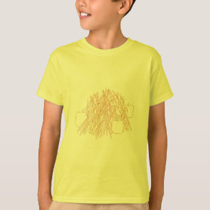 Color en Camisetas - calabazas en un choque de maí