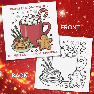 Color Me Navidad Festejo Chocolate Caliente con Ga