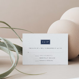 Color Personalizado Tarjeta de Respuesta para Boda