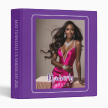 Color Pop Purple Ultimate Pageant Binder