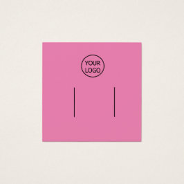 color rosa simple añadir tu logotipo personalizado