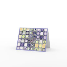 Color Studies...Tarjeta de nota Silverset Blue Aga