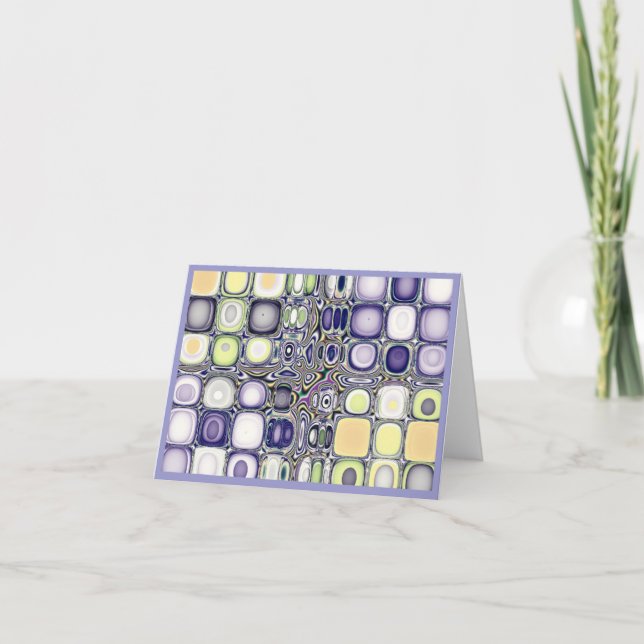 Color Studies...Tarjeta de nota Silverset Blue Aga (Anverso)