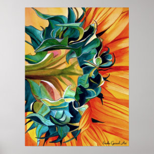 Coloración de arte original de la acuarela de gira