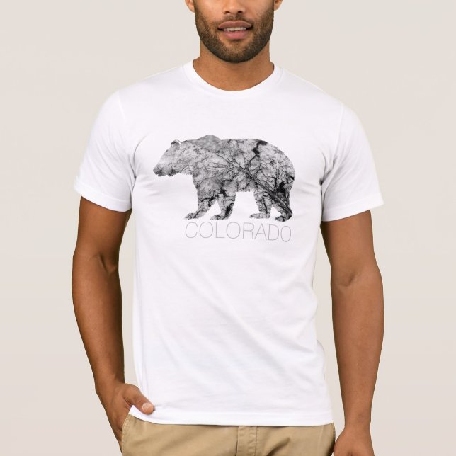 Colorado Bear | Hoja agrietada | Camisa masculina (Anverso)