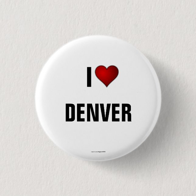 COLORADO: Me encanta el botón de pinza de Denver (Anverso)