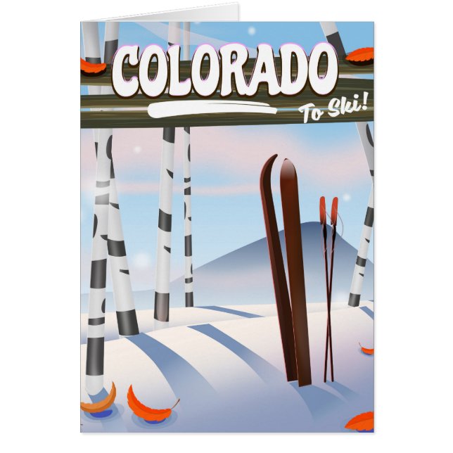 ¡Colorado para esquiar! (Frente)