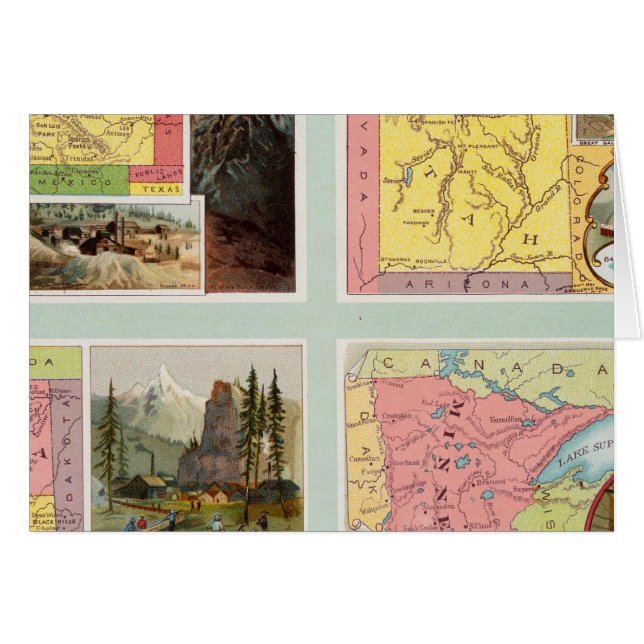 Colorado, Utah, Montana, Minnesota (Anverso (Horizontal))