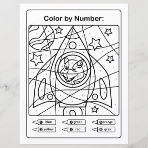 Colorante de dinosaurios Página por número - Astro