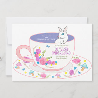 Colorante de Invitación al Primer Cumpleaños de On