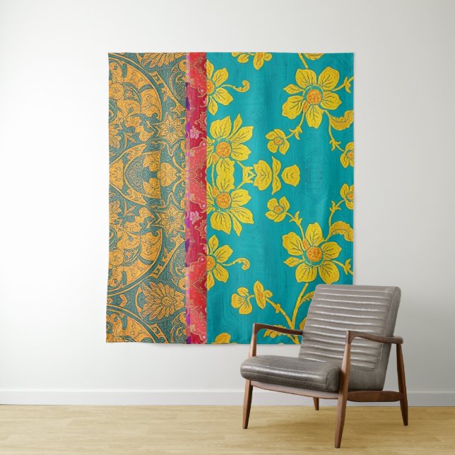 Colorante rojo verde ORIENTAL - Tapiz (In situ)