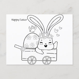 Colorante Tarjeta de Pascua Personalizada