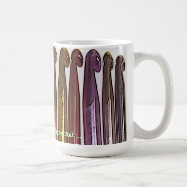 Coloree mi mundo con la taza del ganchillo (Derecha)